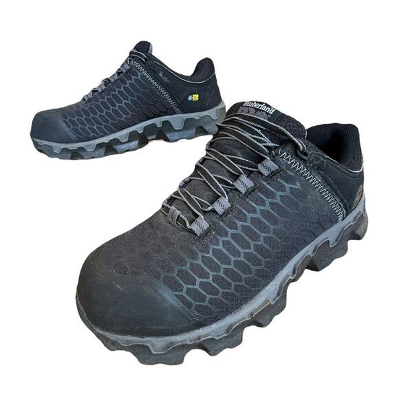 Timberland PRo Women's Powertrain Sport Alloy Toe Work Sneakers Shoes Size 8.5 - Picture 2 of 15